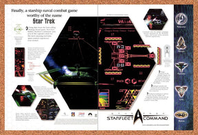 1999 Star Trek Starfleet Command Klingon Command Cruiser Original Ad / Promo v4