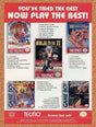 Tecmo Ninja Gaiden II NES Original 1990 Ad Authentic Nintendo Game Promo v2
