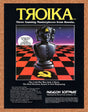 Troika Russian PC Original 1991 Vintage Ad - Video Game Promo