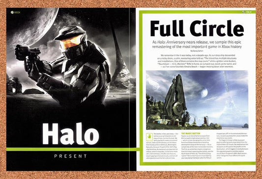 2010 Halo Story Halo Present Original Advertisement / Retro Wall Art v16
