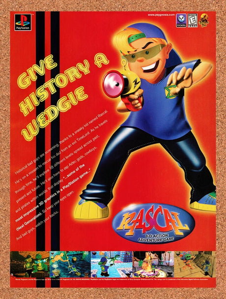 1998 Rascal PS1 Original Advertisement / Retro Wall Art v1