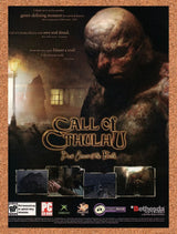 Call of Cthulhu Xbox Original 2005 Ad Authentic Lovecraft Video Game Promo