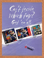 1999 Toy Story 2 Games At Target Original Advertisement / Retro Wall Art v1