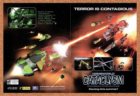 2000 Homeworld Cataclysm PC Original Advertisement / Retro Wall Art v4