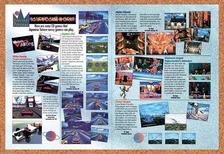 1995 Sega Saturn Japanese Release Original Advertisement / Retro Wall Art v1