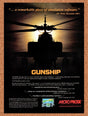 1988 Gunship The Attack Helicopter Simulation Tandy Original Ad / Wall Art v3