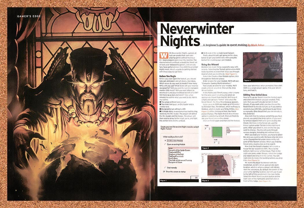 2002 Neverwinter Nights PC Original Advertisement / Retro Promo vr7