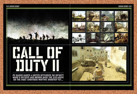2005 Call Of Duty II PC Review Original Advertisement / Retro Promo vr1
