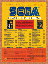 1995 Sega Power Shopping Mail Order Original Advertisement / Retro Promo v1