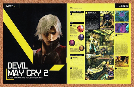 Devil May Cry 2 PS2 Original 2003 Ad Authentic Video Game Preview Art Promo