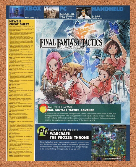 Final Fantasy Tactics Advance GBA Original 2005 Ad Authentic Video Game Promo v1