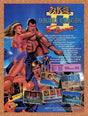 1989 Double Dragon II The Revenge Amiga Original Advertisement / Retro Wall Art