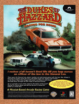 2000 Dukes Of Hazard Racing For Home PS1 Original Advertisement / Retro Promo v1