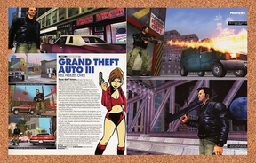 Grand Theft Auto III Xbox 3 Original 2005 Ad Authentic Launch Video Game Promo