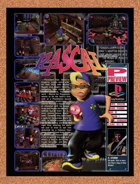 1998 Rascal PS1 Original Advertisement / Retro Promo vr1