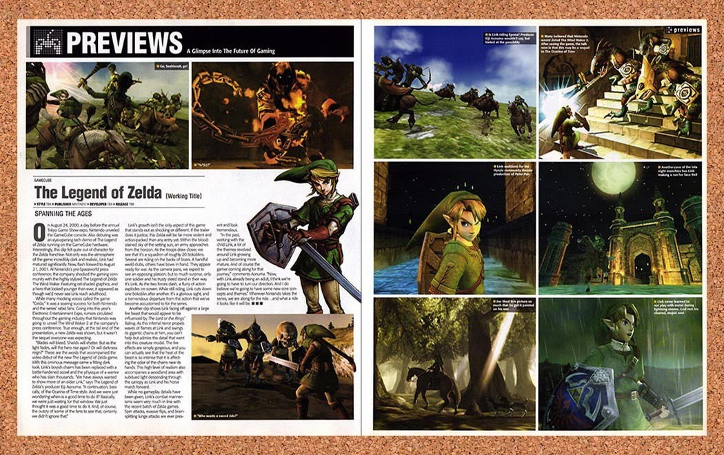 2004 Legend Of Zelda Four Swords Adventures GameCube Original Ad / Promo vr2
