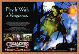 Crusaders Of Might And Magic PC Original 1998 Ad Authentic RPG Video Game Promo