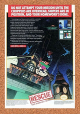 Rescue Embassy Mission NES Original 1990 Ad Authentic Nintendo Game Promo