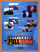 1998 Jetfighter Full Burn PC Original Advertisement / Retro Promo v2