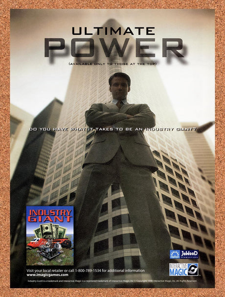 1998 Industry Giant PC Original Advertisement / Retro Promo v1