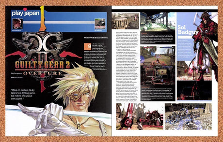2007 Guilty Gear 2 Overture Western Media Preview Original Ad / Promo vr1