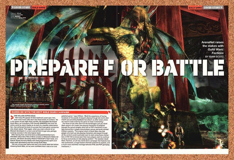 Original 2006 Guild Wars Factions PC Vintage Ad - Video Game Promo Wall Art 2