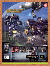 2004 MechAssault 2 Lone Wolf Xbox Original Advertisement / Retro Promo v1
