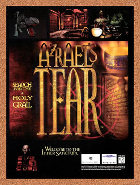 1996 Azrael's Tear MS-DOS Original Advertisement / Retro Promo v1