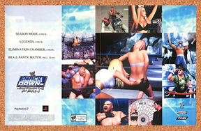 WWE Smackdown Original 2005 Ad Authentic WWF Wrestling Video Game Promo