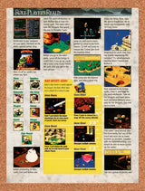 1997 Mario RPG Geno Rap Sheet Original Advertisement / Retro Promo vr9