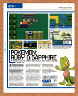 2003 Pokemon Ruby & Sapphire GBA Original Advertisement / Retro Promo vr1