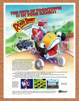 Who Framed Roger Rabbit? Amiga Original 1990 Vintage Ad - Video Game Promo