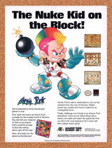 1992 Atomic Punk Game Boy Original Advertisement / Retro Wall Art v1
