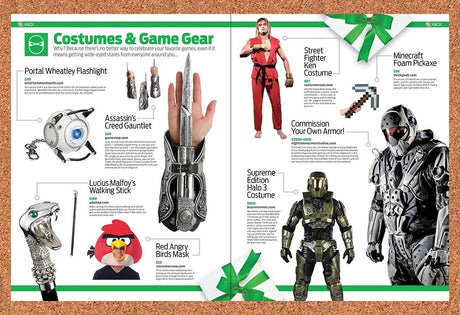2012 Microsoft Xbox Costumes & Game Gear Original Ad / Retro Wall Art v9