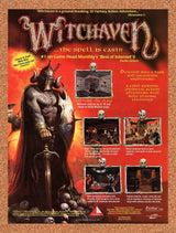 Witchaven PC Original 1995 Vintage Ad - Video Game Promo