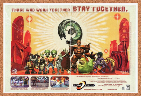 Startopia PC Original 2003 Ad Authentic Funny Business SIM Video Game Promo