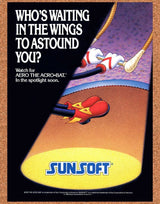 Aero the Acrobat Genesis Original 1993 Vintage Ad - Video Game Promo