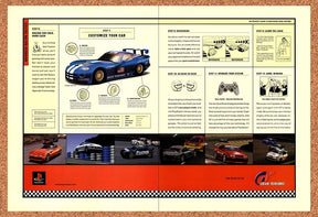 1998 Gran Turismo 1 PS1 Original Advertisement / Retro Promo v3