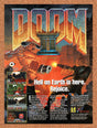 1994 Doom II IBM Original Advertisement / Retro Promo v1