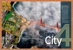 2002 Sim City 4 PC Original Advertisement / Retro Promo vr1