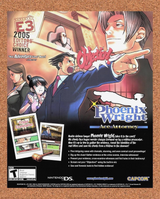 2005 Phoenix Wright Ace Attorney Nintendo DS Original Advert / Retro Promo v1