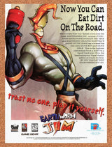 1995 Earthworm Jim Game Gear Original Advertisement / Retro Promo v7