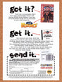 1995 Street Fighter Movie Soundtrack Order Form Original Ad / Retro Wall Art v1
