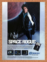 1990 Space Rogue Tandy Original Advertisement / Retro Wall Art v1