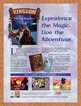 1995 Kingdom The Far Reaches 3DO Original Advertisement / Retro Wall Art v1