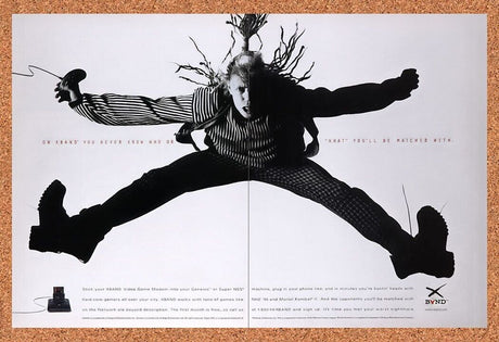 1995 XBand Genesis Original Advertisement / Retro Wall Art v4