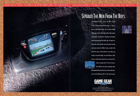 1991 Sega Game Gear Console Original Advertisement / Retro Wall Art v7