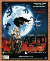 Afro Samurai Xbox 360 Original 2007 Ad Authentic PS3 Video Game Promo Art