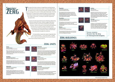 1997 StarCraft Zerg Overview Original Advertisement / Retro Promo vr3