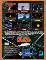 1994 Star Wars Rebel Assault Sega CD Original Advertisement / Retro Promo v3